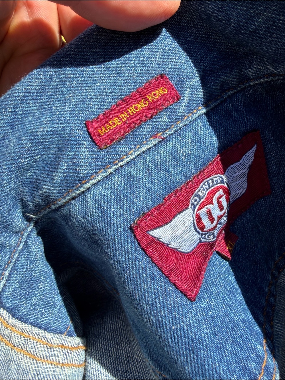 Denim Gear Blue Jacket - Men's Jean Coat size XL Made in Hong Kong ! - Picture 8 of 10